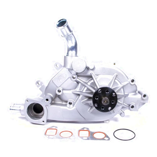 PRW INDUSTRIES, INC. 1434606 Water Pump - Mechanical - Performance Quotient High Flow - 3/4 in Pilot - Pump Only - Aluminum - Natural - GM LS-Series - GM Fullsize SUV/Truck 1997-2006 - Each