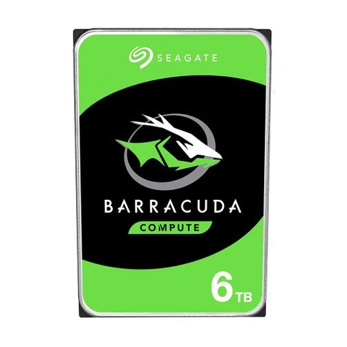Seagate Barracuda 6TB Internal Hard Drive HDD – 3.5 Inch SATA 6 Gb/s 5400 RPM 256MB Cache for Computer Desktop PC (ST6000DM003)