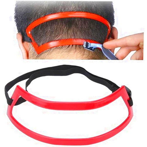 Allesoky Hairline Shaping Tool - Neckline Shaver Hands-Free Hair Cutting Guide Straight Line Hair Trimming Aid for Precise Cuts-size1