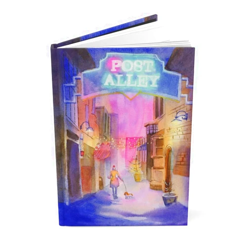 Handmade Seattle Art Hardcover Journal