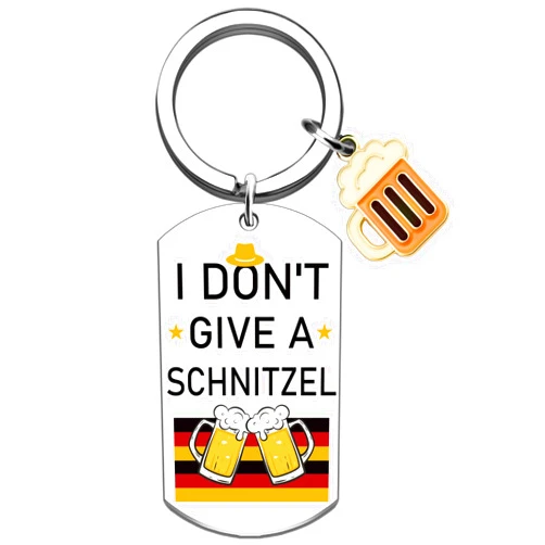 SOJUWEL Oktoberfest Accessories Gifts Funny Oktoberfest Decorations Keychains Beer Themed Party Decorations Gift for Women Men Friends Family Anniversary Oktoberfest Beer Party Present German Decor Keyring