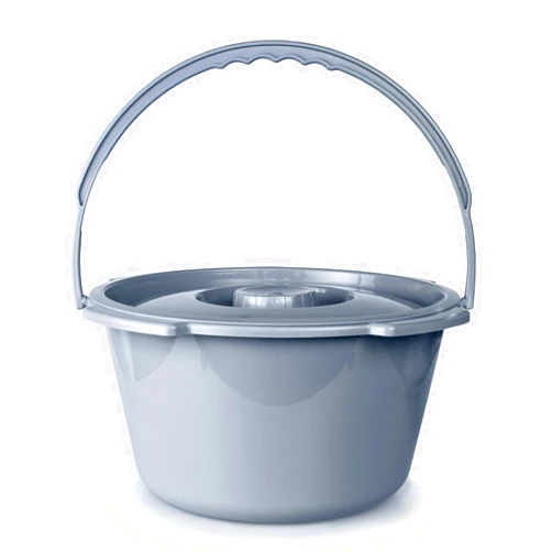 McKesson Commode Replacement Bucket with Handle and Lid, 7.5 qt, 1 Count
