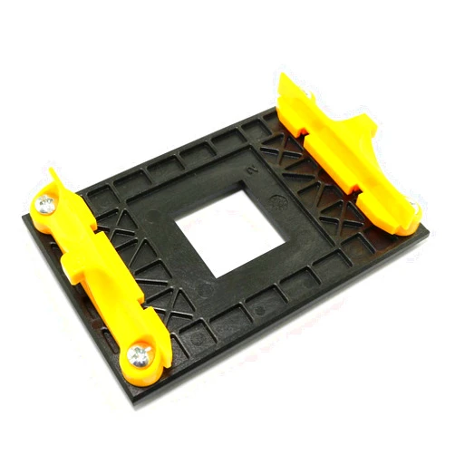 RLECS AM4 Retention Bracket & AM4 Back Plate AM4 CPU Fan Cooler Heatsink Radiator (for AM4's Heat Sink Cooling Fan Mounting Clip-ON Type only)