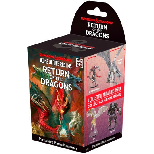 WizKids D&D Icons of The Realms: Return of The Dragons Single Booster | Dungeons and Dragons Figures | Pre-Painted | Blind Box