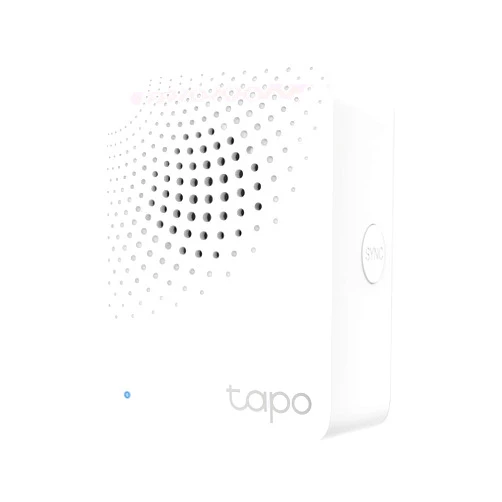 Tapo TP-Link Tapo Smart Hub with Built-in Chime, REQUIRES 2.4GHz Wi-Fi, Reliable Long-Range Connections with Tapo Sensors, Sub-1G Low-Power Wireless protocol, Connect up to 64 smart devices. Tapo H100