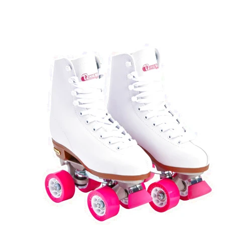 Chicago Skates Classic Quad Roller Skates for Women & Men – Durable & Top Performance, Adjustable High-Top Boots for Safe Indoor/Outdoor Roller Derby–60mm PU Wheels & Semi-Precision Bearings