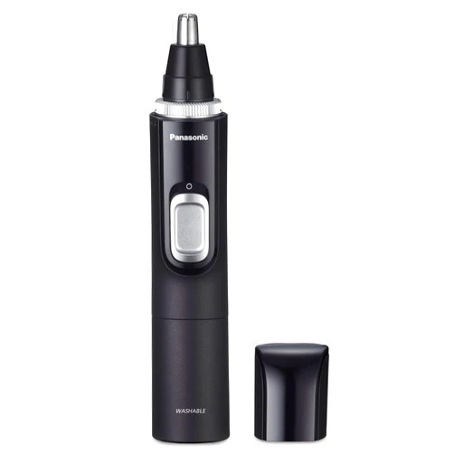 Panasonic Ear and Nose Hair Trimmer for Men with Vacuum Cleaning System, Powerful Motor and Dual-Edge Blades for Smoother Cutting, Wet/Dry – ER-GN70-K (Black)