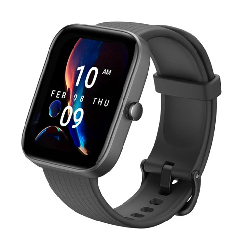 Amazfit Bip 3 Pro Smart Watch, Step Tracking, Heart Rate Monitor, Blood Oxygen Measurement, GPS, 14-Day Battery Life, Sleep Quality Analysis, Customizable Watch Faces (Black)