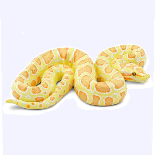 Safari Ltd. Albino Burmese Python Figurine - Lifelike 5.5