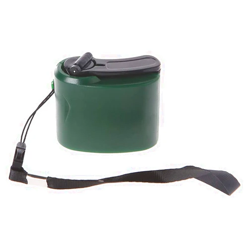 Forgun Manual Charger Emergency Outdoor Portable Hand Power USB Dynamo Crank for Phone (Green)