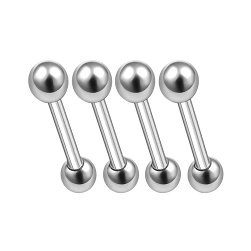MATIGA 4Pcs Surgical Steel 16g tiny barbell earrings Piercing Jewelry Rook Cartilage Eyebrow Daith Tragus 3mm Ball Cone More Choices