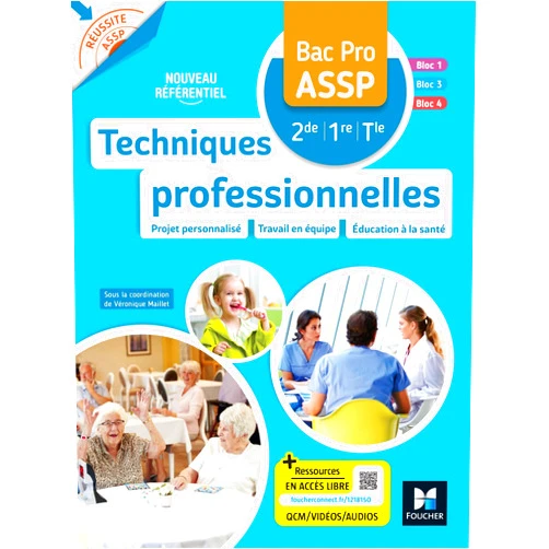 French Edition by Véronique Maillet (Author), Rémy Clémencier (Author), Michèle Delomel (Author), Annabelle Genthon (Author), Mireille Léon (Author), Alice Mathieu-Habary (Author), Magali Rinaudo (Author), Nathalie Schuller (Author), Ophélie Thiébaut (Author) & 5 more Réussite ASSP - TECHNIQUES PROFESSIONNELLES - Bac Pro ASSP - Ed. 2023 - Livre élève