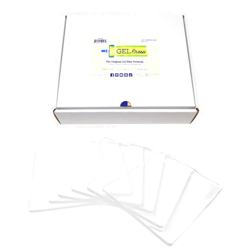 Gel Press Monoprinting Print Plates – 8” x 10” Gel Plate Class Pack Value Pack - Printmaking Supplies - Reusable Gel Printing Plates for Press Art for Card Making, Scrapbooking, Arts and Crafts 6-Pack