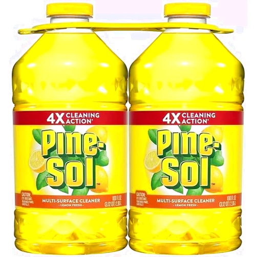 Generic Pinesol Multi-Surface Cleanerr – Lemon Fresh – Concentrated Formula 4x Cleaning Action - 100 Oz Bottle (Pack of 2)