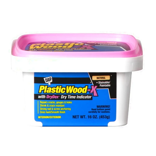 DAP 542 Series 00542 Pt Natural Plastic Wood-X w/Drydex, 16 OZ