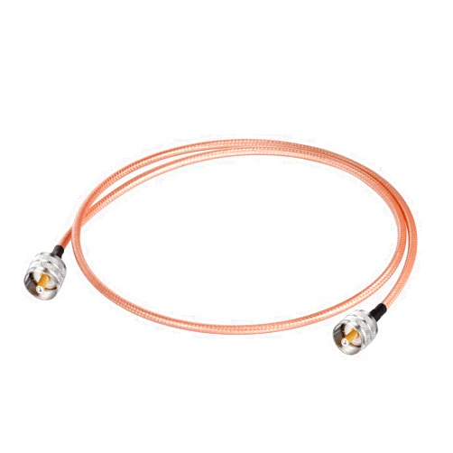 SUPERBAT High-Power Digital Coax Cable UHF Male PL-259 to UHF Male PL-259 UHF Jumper (3ft 100cm,RG142) for HAM & CB Radio Antenna Analyzer Dummy Load SWR Meter