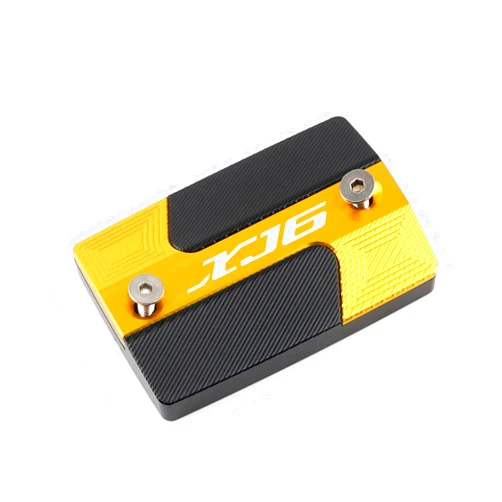 DOLOX Oil Cup Motorcycle CNC Aluminum Front Brake Fluid Cylinder Reservoir Cover Caps for Yamaha XJ6 XJ6F XJ6N Diversion 2009-2014 (Color : Gold)