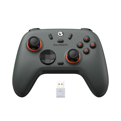 GameSir Nova Lite 2 Wireless PC Controller with Hall Effect Joysticks & Triggers, 2.4G & Wired 1000Hz Polling Rate, Remappable Buttons - Compatible with PC/Switch/Steam/Android (Grey)