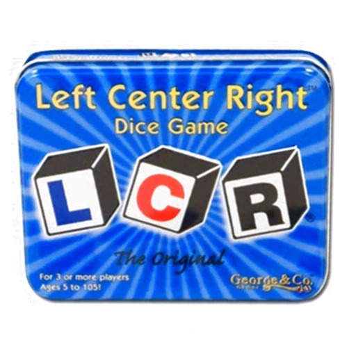 Brybelly Original LCR Left Center Right Dice Game