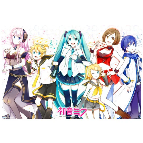 Trends International Hatsune Miku - Musical Group Wall Poster, 22.375