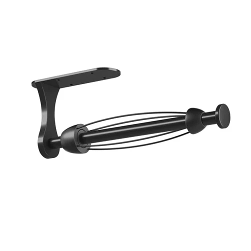 Swaitee Paper Towel Holder, Easy Tear Wall Mount Under Cabinet with Damping Function, Stainless Steel Paper Roll Holder Adhesive or Screw for Bathroom