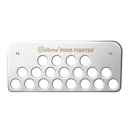 Salbree Food Fighter Mesh Screen Grease Gate Blocks Foods from Falling into Rear Grease Trap Cup Tray & Compatible with All Blackstone Griddle Goalie Accessories, Universal Fit All Black Stone Grills
