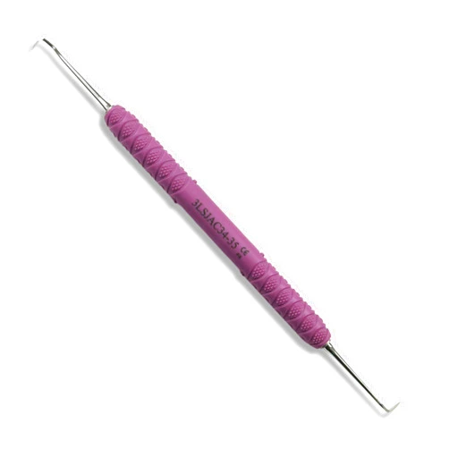 Osung Dental Sickle Scaler, Dental Scaler, Universal Sickle Scaler with Plastic Handle [JAC 34-35]
