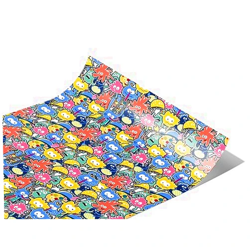 Rvinyl Rwraps Sticker Bomb Extraterrestrial Parade Matte Vinyl Film Wrap 59in x 5ft W/Application Card Vinyl Vehicle Car Film Sheet Roll