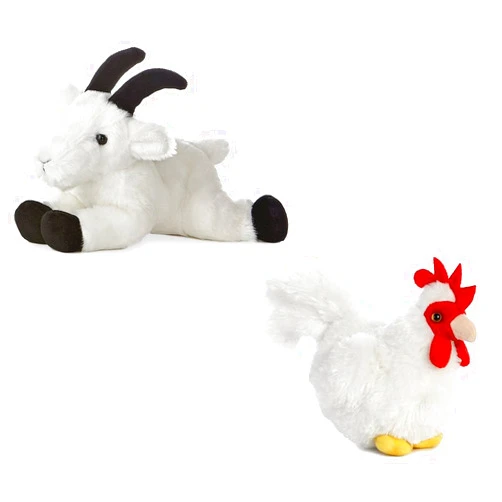 Aurora Rocky Mountain Goat & Chicken Mini Flopsie 8