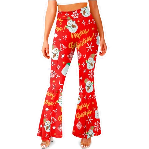 Pugasmiru Women's Crossover High Waisted Bootcut Yoga Pants Flutter Leggings Front Split Flare Leg Workout Pants Work Pants