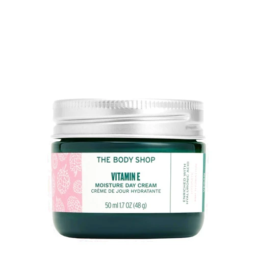The Body Shop Vitamin E Moisture Cream – Fast Absorbing – Hydrates, Moisturizes and Protects – For Dehydrated Skin – 1.7 oz