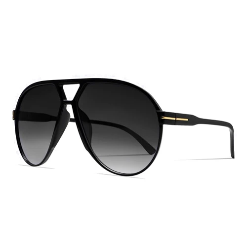GUVIVI Retro Aviator Sunglasses for Women Men Oversized Classic 70s Vintage Trendy Tangle Free Square Aviators Sun Glasses