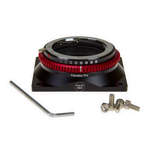 Fotodiox Pro Lens Mount Adapter Compatible with Nikon Nikkor F-Mount G-Type Lenses to Red Digital Cinema Camera Bodies