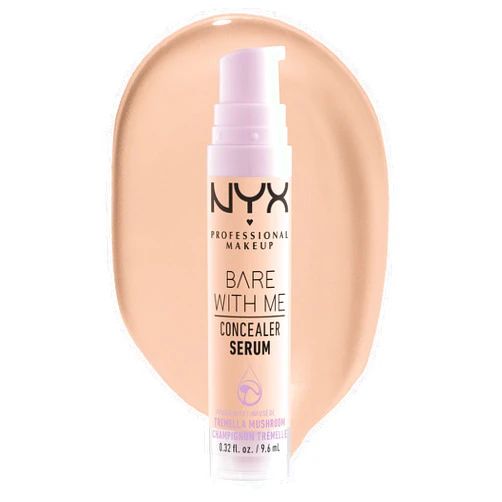 NYX PROFESSIONAL MAKEUP Bare With Me Concealer Serum, Concealer Makeup For Up To 24Hr Hydration - Vanilla