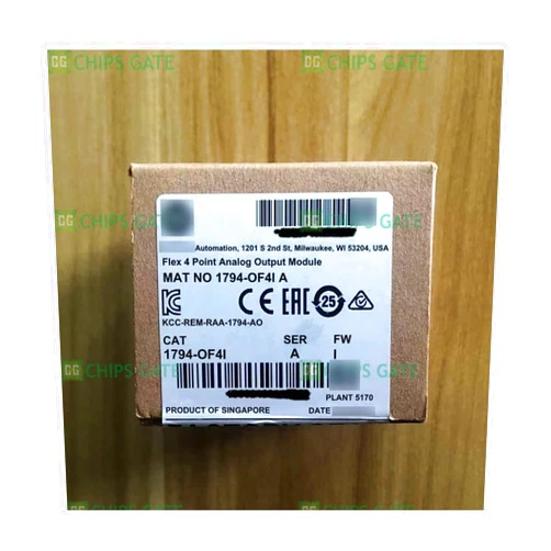 CG CHIPS GATE New Factory Sealed 1794-OF4I /A Flex 4 Point Analog Output Module 1794OF4I US Stock