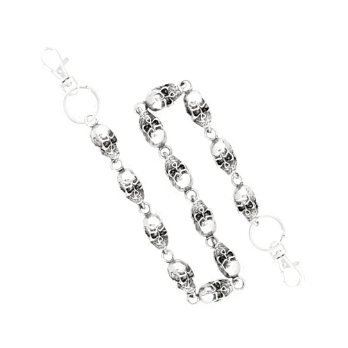 HAQUIL Metal Heavy Skull Link Jeans Chain Wallet Chain Punk Heavy Skull Strong Key Jeans Pant Chain