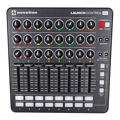 Novation Launch Control XL USB MIDI controller for Ableton Live with assignable controls