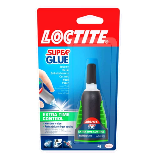Loctite 1503241 Super Glue Extra Time Control, 0.14 fl oz, Clear