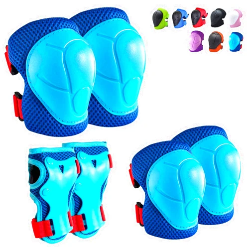 CKE Knee Pads for Kids Knee pads and Elbow Pads Toddler Protective Gear Set Kids Elbow Pads and Knee Pads for Girls Boys with Wrist Guards 3 in 1 for Skating Cycling Bike Rollerblading Scooter [Upgraded]