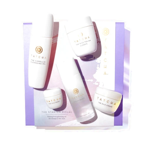 Tatcha The Starter Ritual Set - Nourishing for Combo to Dry Skin | 2 Week Introductory Set | $92 Value