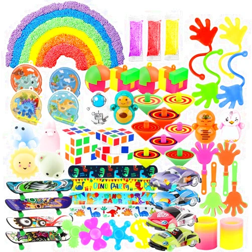 Soi-meme 60 Pcs Party Favors Carnival Treasure Box Toys Classroom Prizes Small Mini Bulk Gifts Toys Pinata Easter Basket Stuffers for Kids Boys Girls , Goodie Bags Fillers for Kids Birthday Party