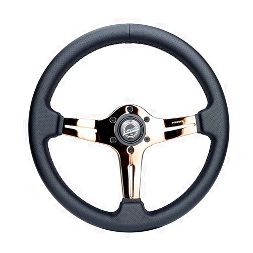 NRG Innovations LIGHT WEIGHT SIMULATOR STEERING WHEEL- BITZ ST-018RG-PR + U.S. Performance Lab Air Freshener