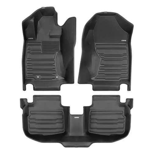 TuxMat - for Subaru Legacy 2020-2025 Models - Custom Car Mats - Maximum Coverage, All Weather, Laser Measured - This Full Set Includes 1st and 2nd Rows