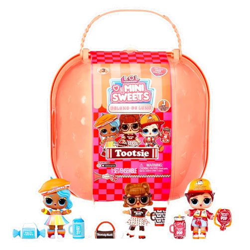 L.O.L. Surprise! Loves Mini Sweets S3 Deluxe- Tootsie- with 3 Dolls, Accessories, Limited Edition Dolls, Candy Theme, Tootsie Theme, Collectible Dolls- Great Gift for Girls Age 4+