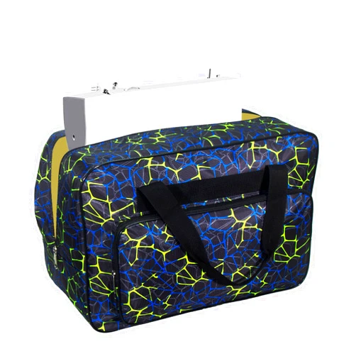 Haroranax Sewing Machine Carrying Case，Sewing Machine Carrying Case Tote Bag，Universal Tote Storage Bag with Pockets and Handles, Suitable for Most Standard Singer, Brother, Janome (BLACK)