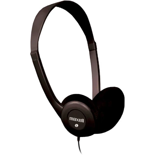 Maxell Lightweight Stereo Headphones,White