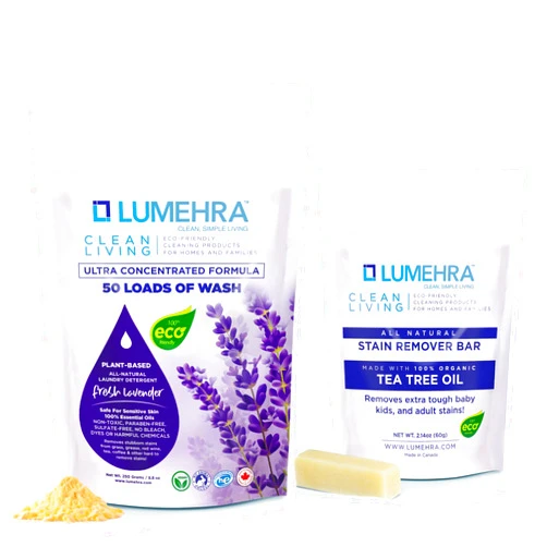 Lumehra Bundles Lumehra's Laundry Detergent 50 Loads + Stain Remover Stick Lavender