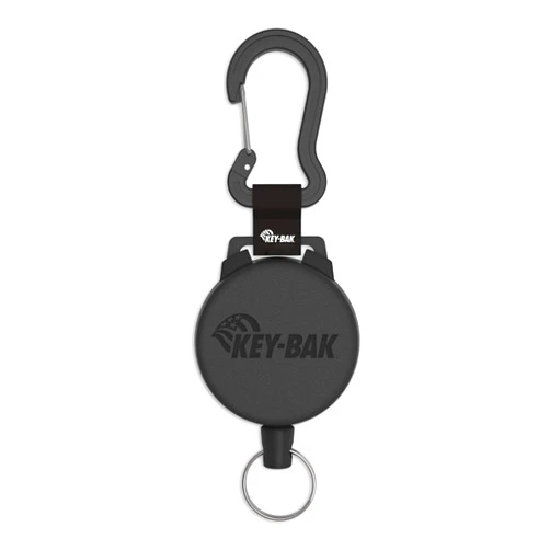 KEY-BAK SECURIT Heavy Duty Retractable Key Holder with a Retractable Kevlar Cord Secures Keys, Gear
