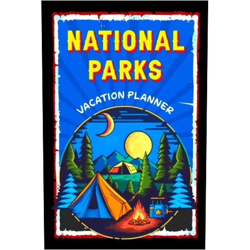 Rosina Queen National Parks Vacation Planner: Hardcover American National Parks Book & Passport Stamp Journal, A Great Travel Gift Idea To Record Your Memories.