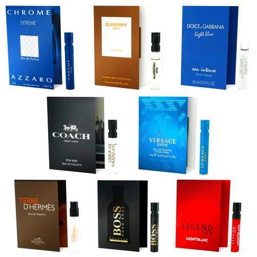 Infinite Scents Cologne Samples for Men - 8 Designer Fragrance Brands